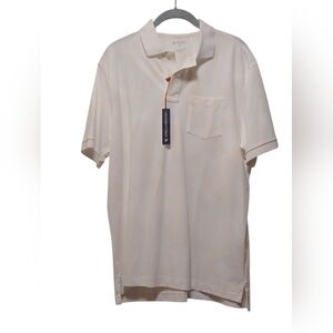 Cremieux - NWT, Men's Short Sleeve Polo Shirt, Cotton & Spandex,  Size M,